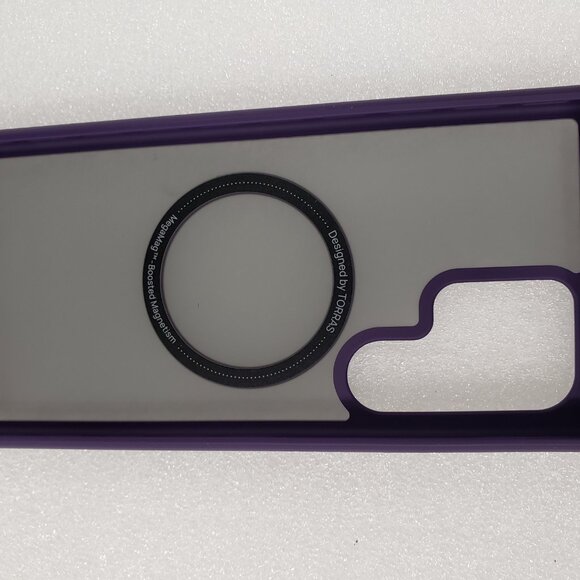 Torras Magnetic Samsung Galaxy S24 Ultra Case, MagSafe, Shockproof Purple Matte - Picture 6 of 12